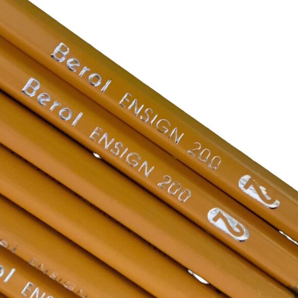 Berol Ensign No 2 Medium Soft Writing Pencils Box Of 11 Strong Smooth Durable - Picture 5 of 5